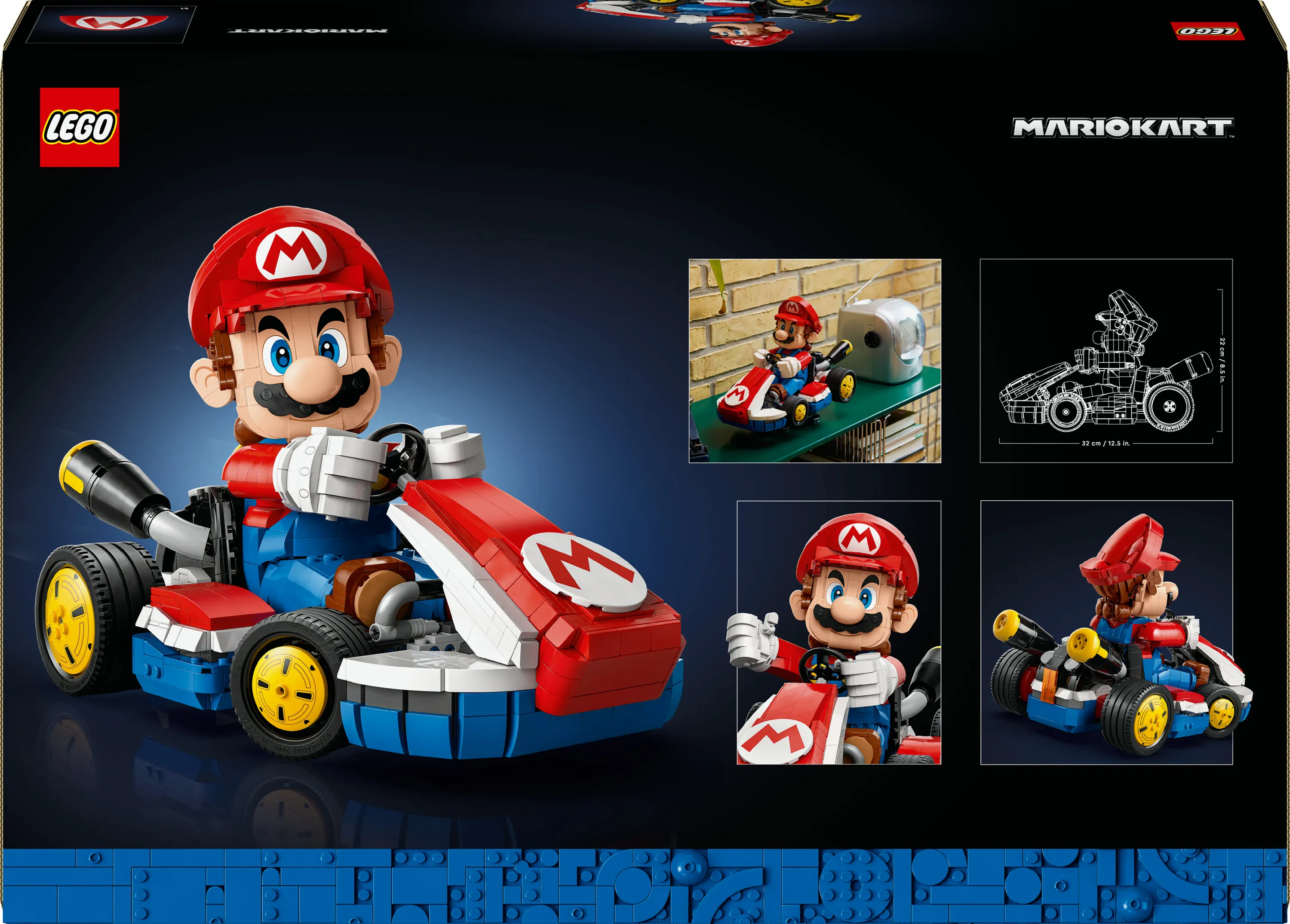 LEGO Super Mario Mario Kart: Mario and Standard Kart 72037