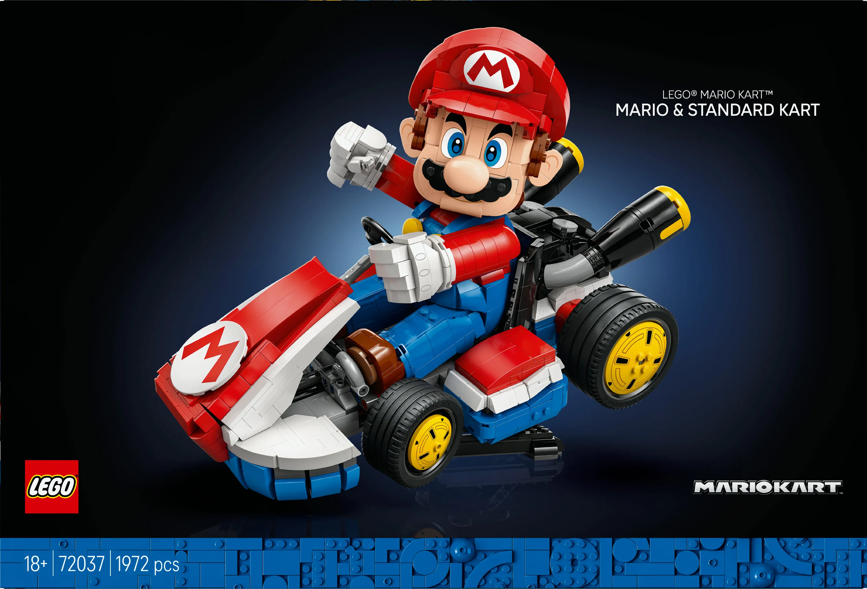 LEGO Super Mario Mario Kart: Mario and Standard Kart 72037