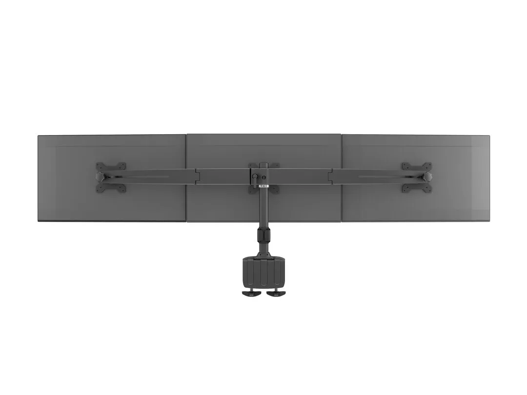 M VESA Desktopmount Triple Desk Clamp 15&quot;-24&quot;