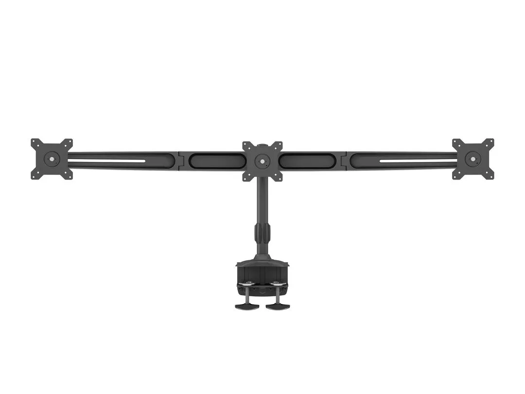 M VESA Desktopmount Triple Desk Clamp 15&quot;-24&quot;