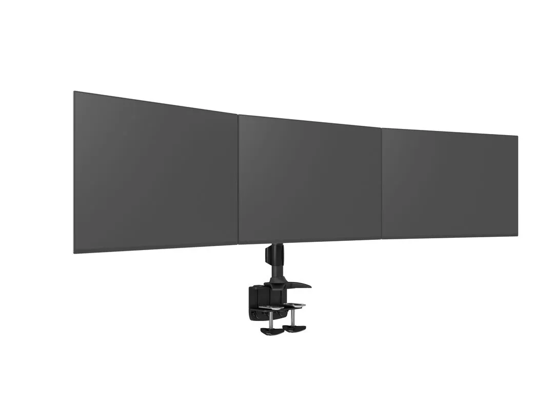 M VESA Desktopmount Triple Desk Clamp 15&quot;-24&quot;
