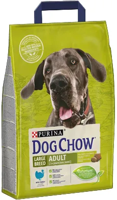 Purina DOG CHOW Large Breed Adult with Turkey, Dry food for dogs, 14kg