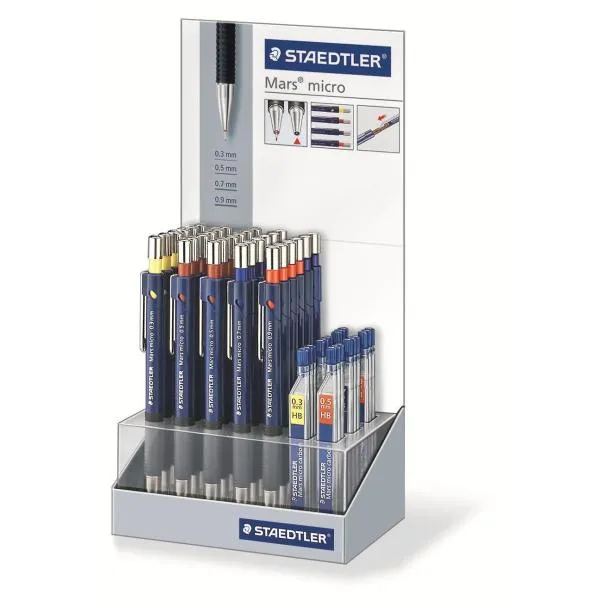 STAEDTLER Mars micro 775 CA30P, 0.5mm, Mechanical Pencil, 30 pcs, Blue - mechanical