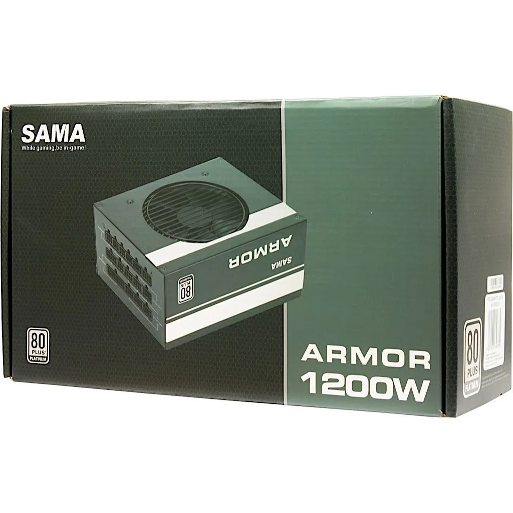 Inter-Tech SAMA FTX-1200-A ARMOR 1200W - Power supply, 80 Plus Platinum Inter-Tech SAMA FTX-1200-A ARMOR 1200W - Power supply, 80 Plus Platinum