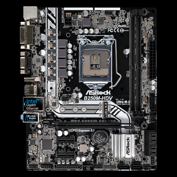 MB Intel 1151 ASRock B250M-HDV       KBL