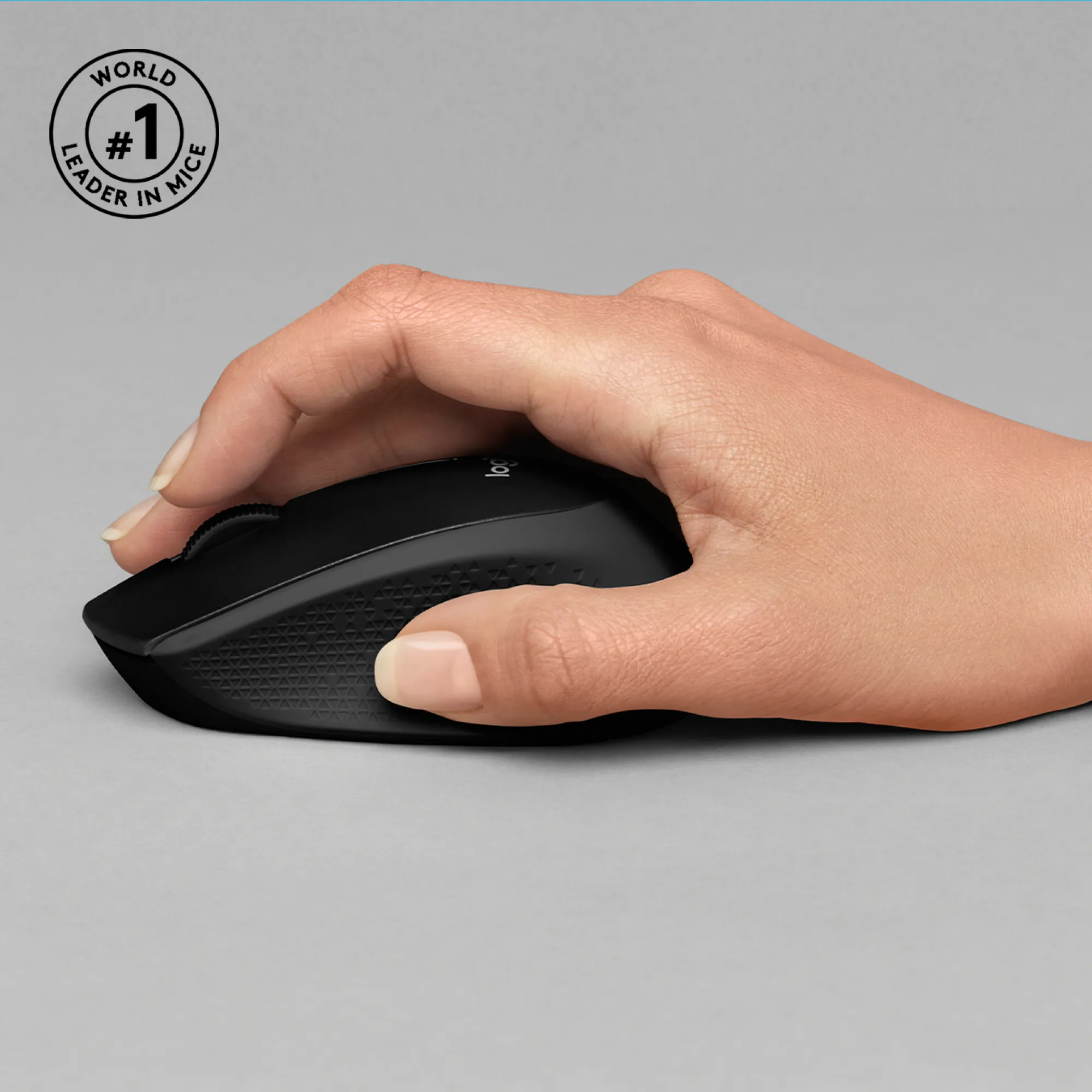 Logitech M330 Silent Plus - wireless mouse, black
