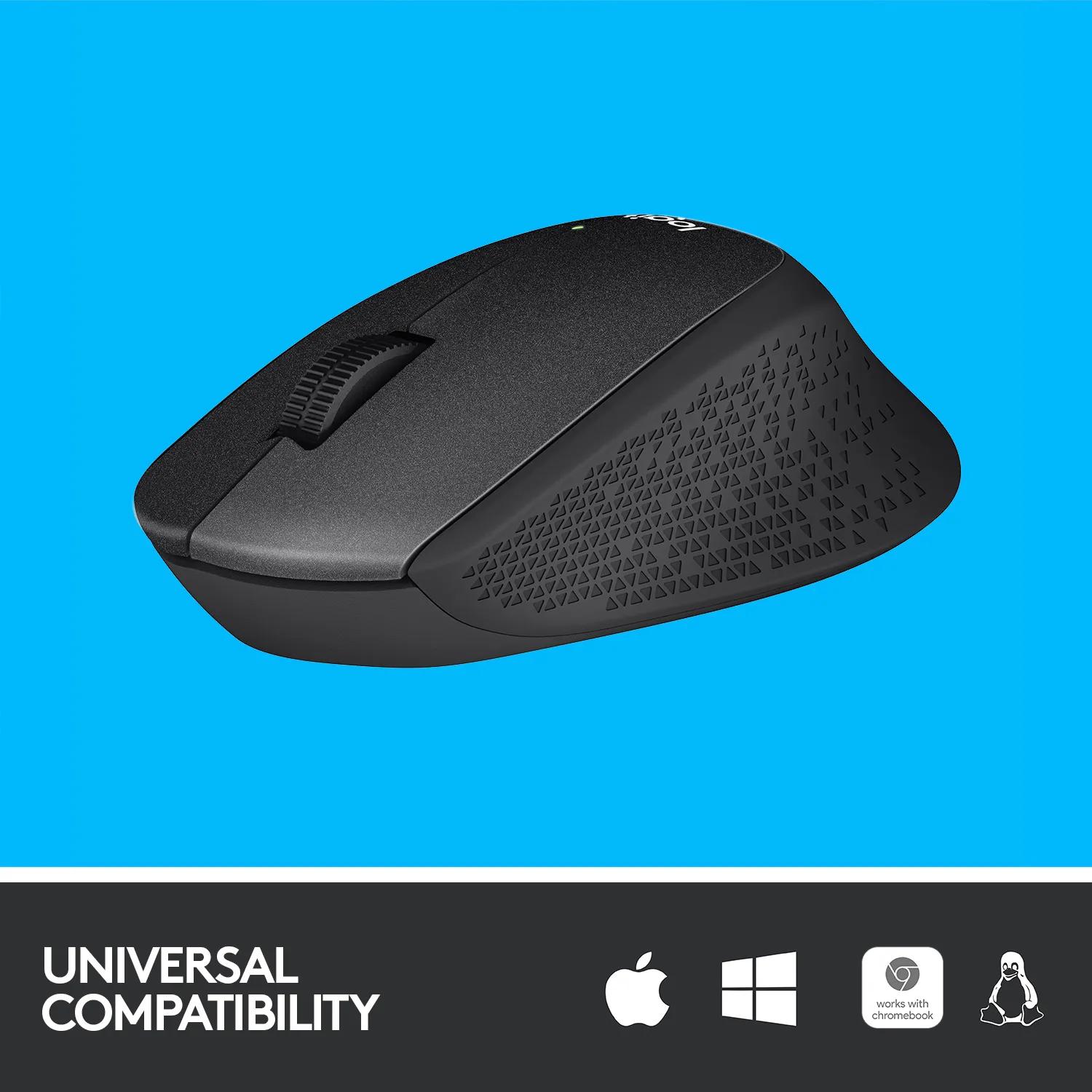 Logitech M330 Silent Plus - wireless mouse, black