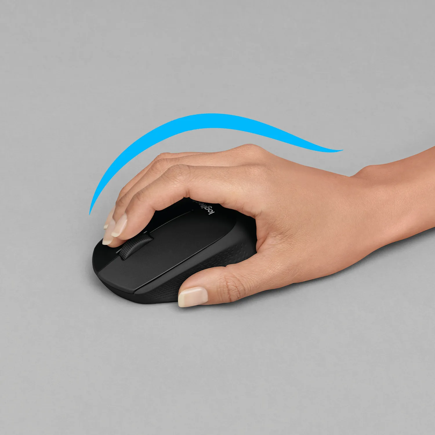 Logitech M330 Silent Plus - wireless mouse, black
