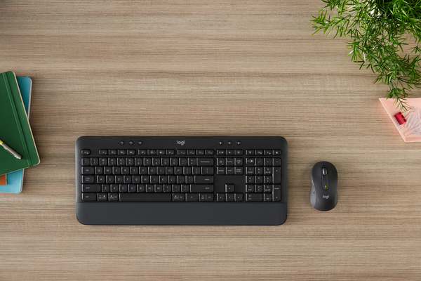 Logitech Signature MK650 for Business -langaton n&auml;pp&auml;imist&ouml; ja hiiri, Musta