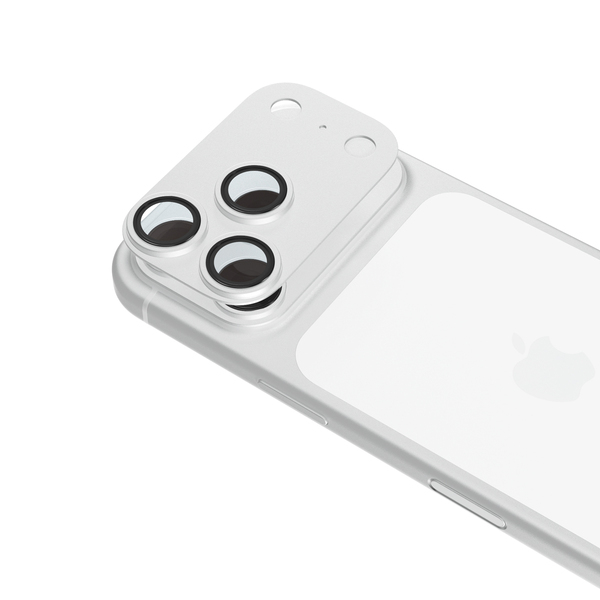 Epico Aluminium AntiReflective Lens  &  Island Protector | iPhone 18 Pro | with Easy Application | Silver | Impact and Scratch Resistance
