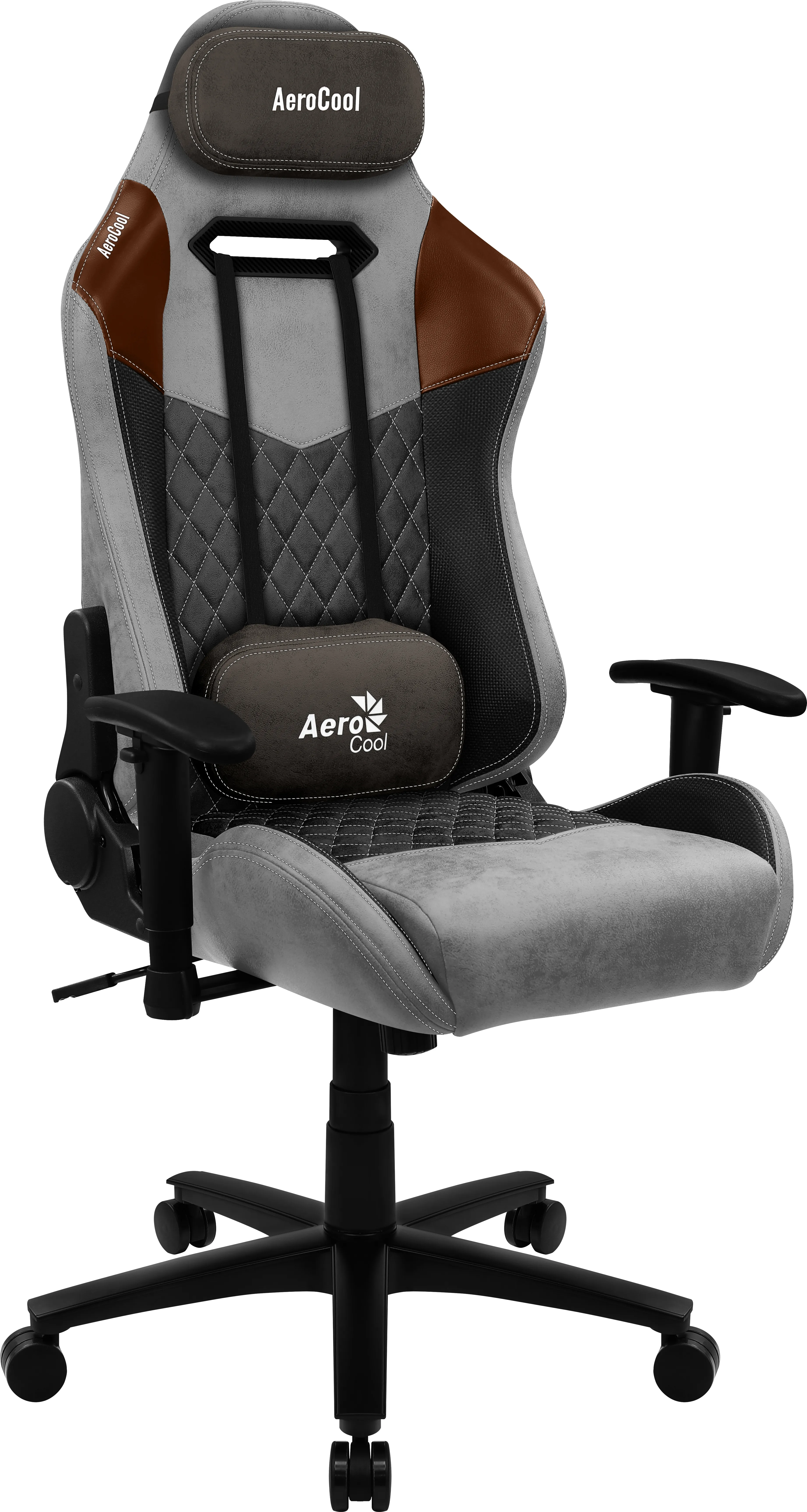 AeroCool DUKE Gamer Chair Brown Grey