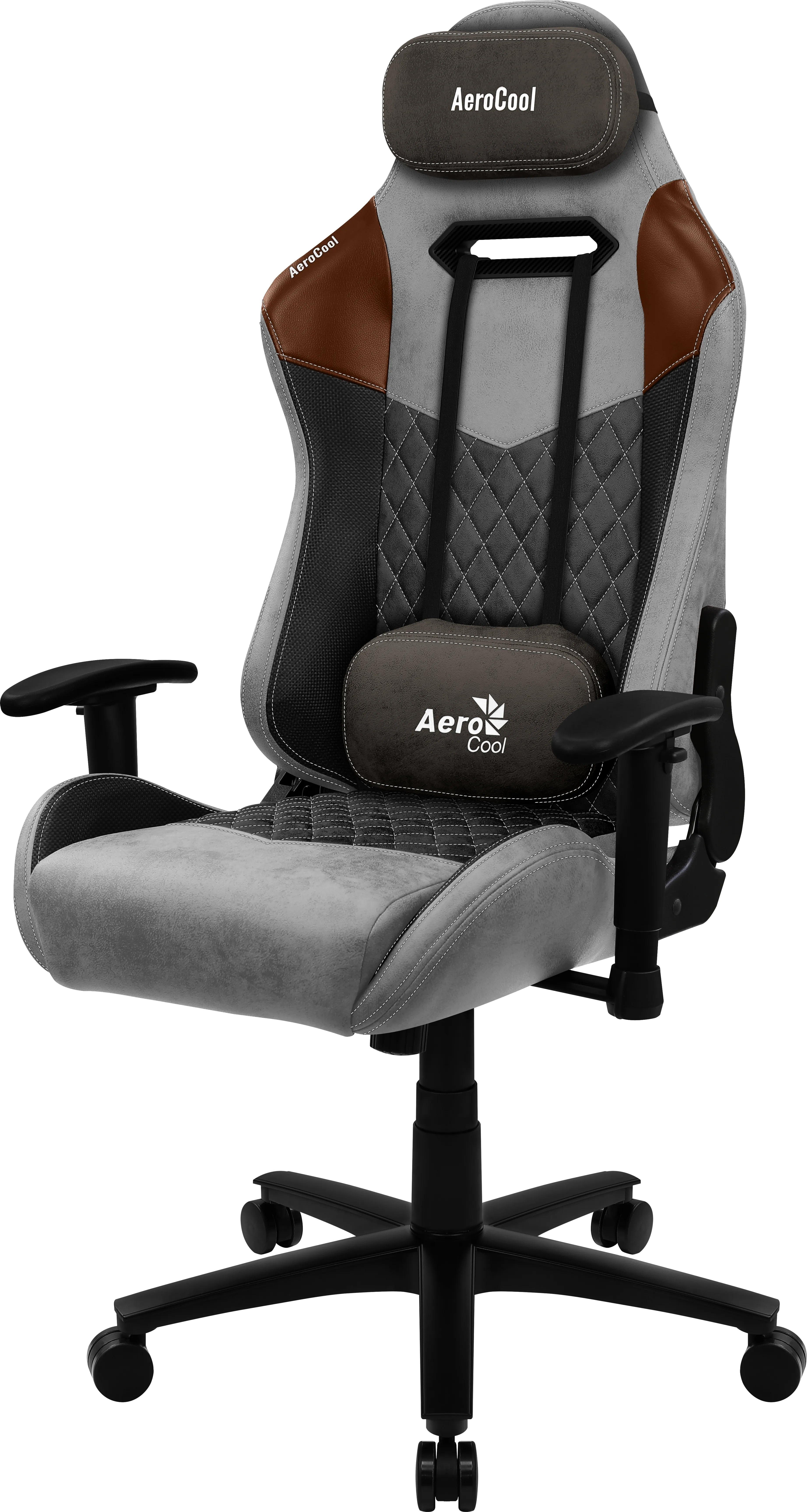 AeroCool DUKE Gamer Chair Brown Grey