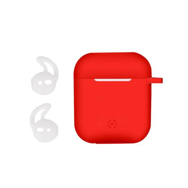 Celly AirPods Case -suojakotelo, Punainen