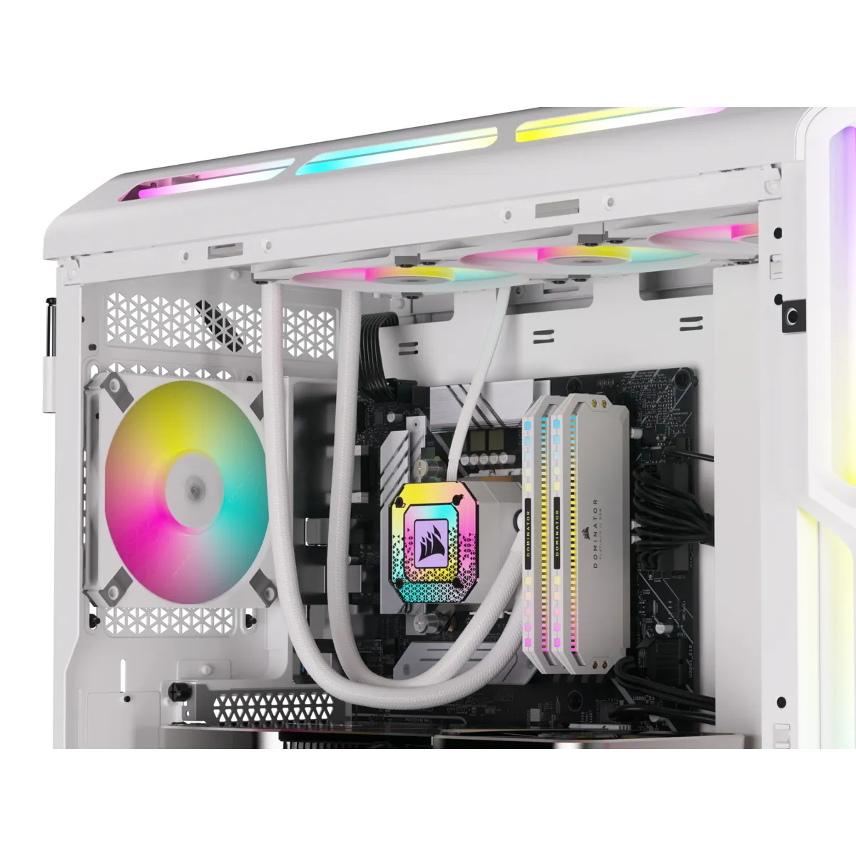 Corsair AF120 Slim RGB, 120mm - case fan, white