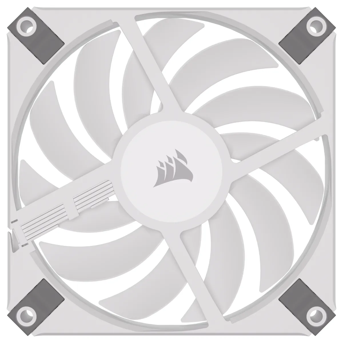 Corsair AF120 Slim RGB, 120mm - case fan, white
