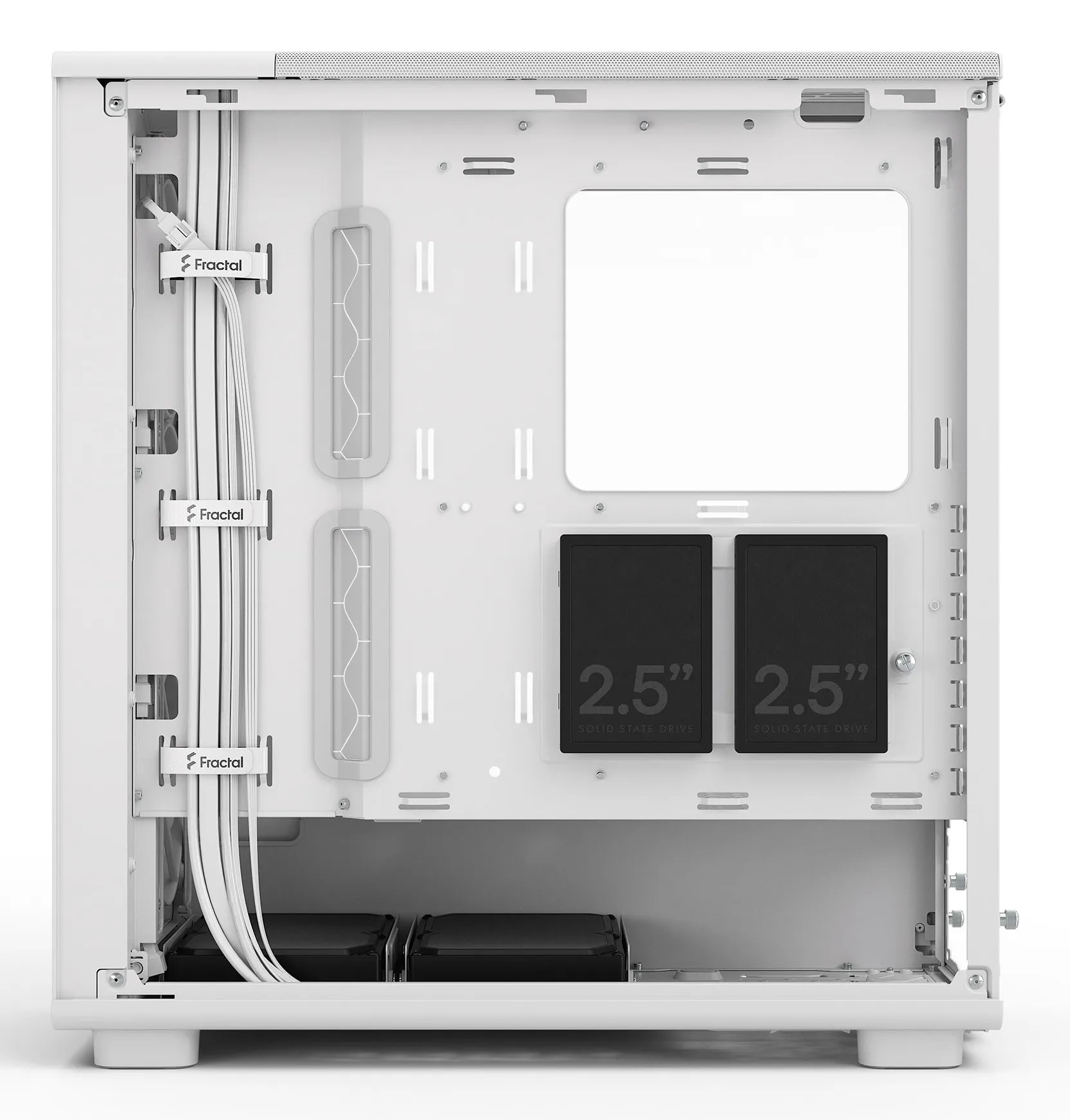 Fractal Design Epoch - midi chassi med f&ouml;nster, Vit