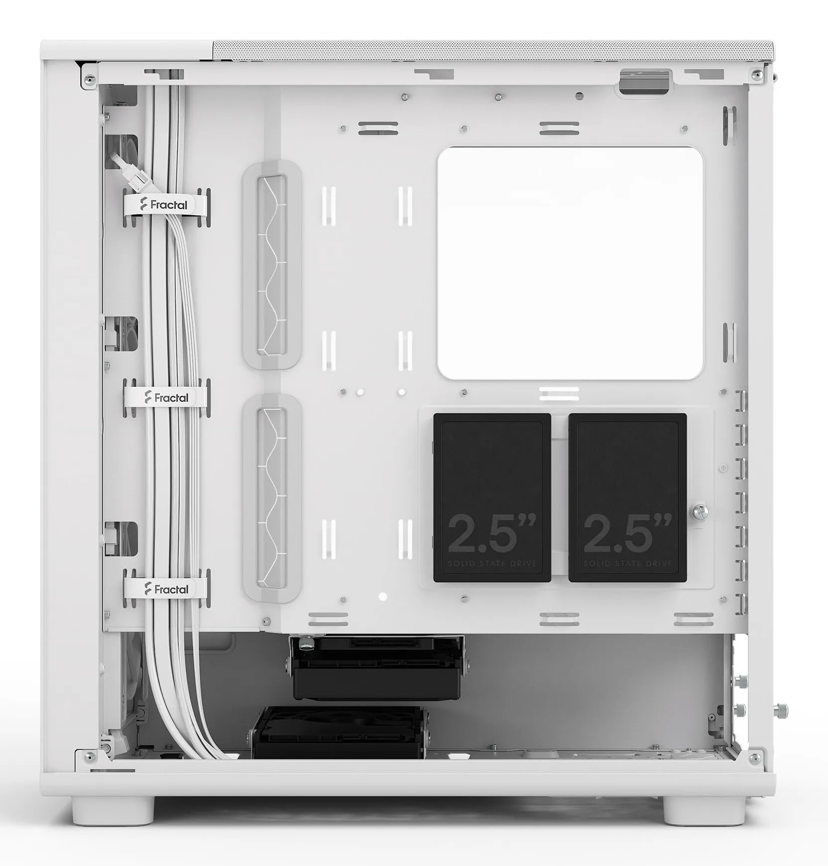 Fractal Design Epoch - midi chassi med f&ouml;nster, Vit