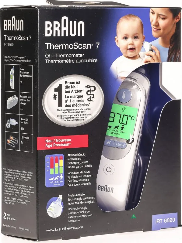 Braun ThermoScan 7 Age Precision IRT6520 - ear thermometer