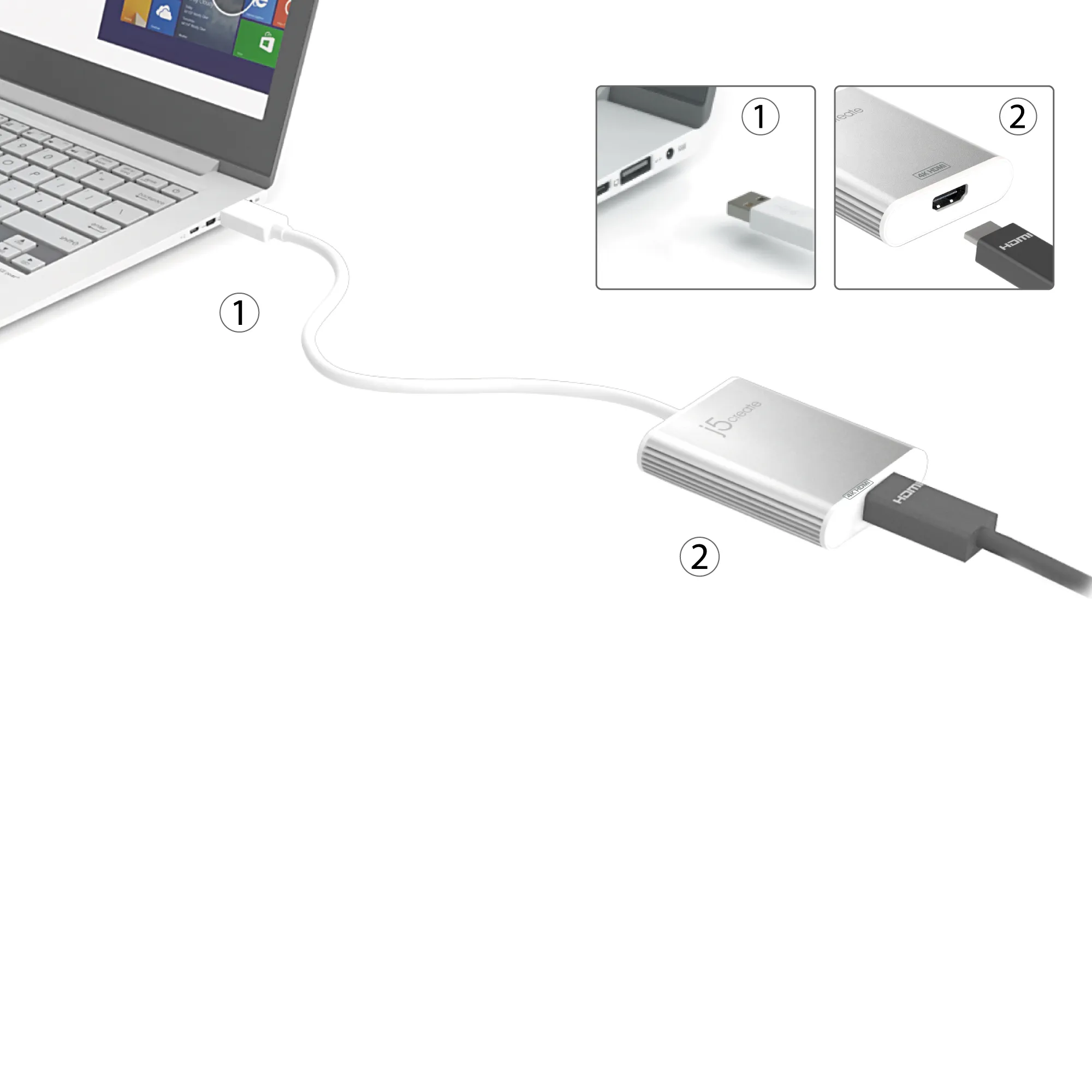 J5 Create USB 3.0 TO 4K HDMI DISPLAY - ADAPTER