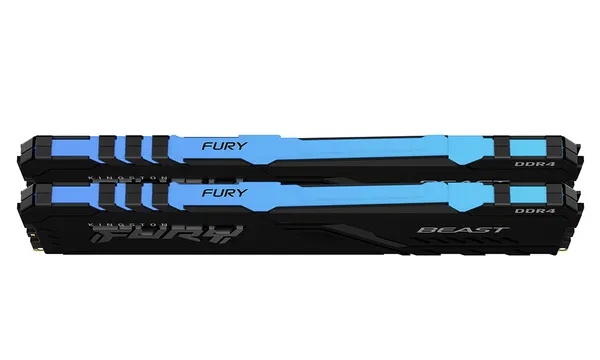 Kingston Fury Beast RGB 64GB (2 x 32GB) DDR4 3200MHz, CL16 - memory, Black