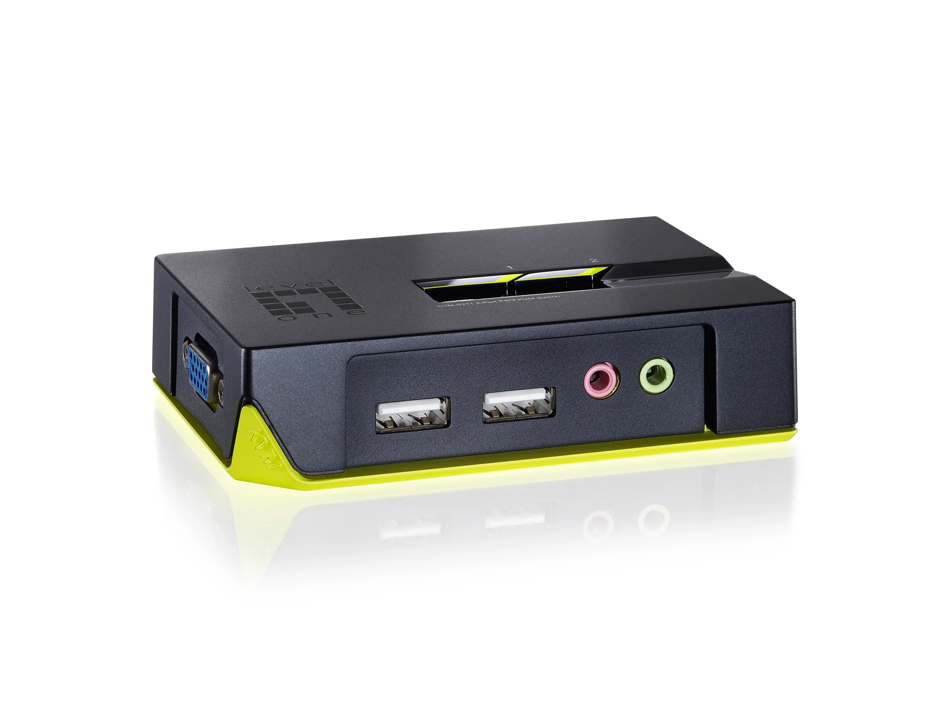 2-Port 2*USB KVM with Audio Bl