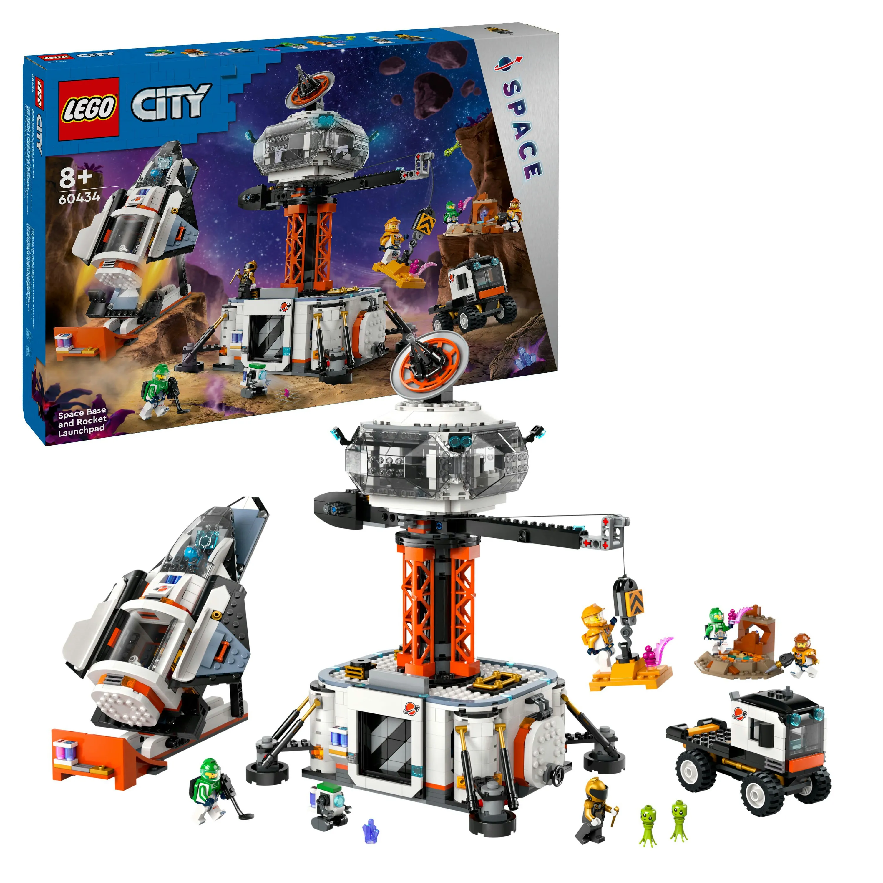 LEGO City Space Station and Rocket Launch Pad 60434
