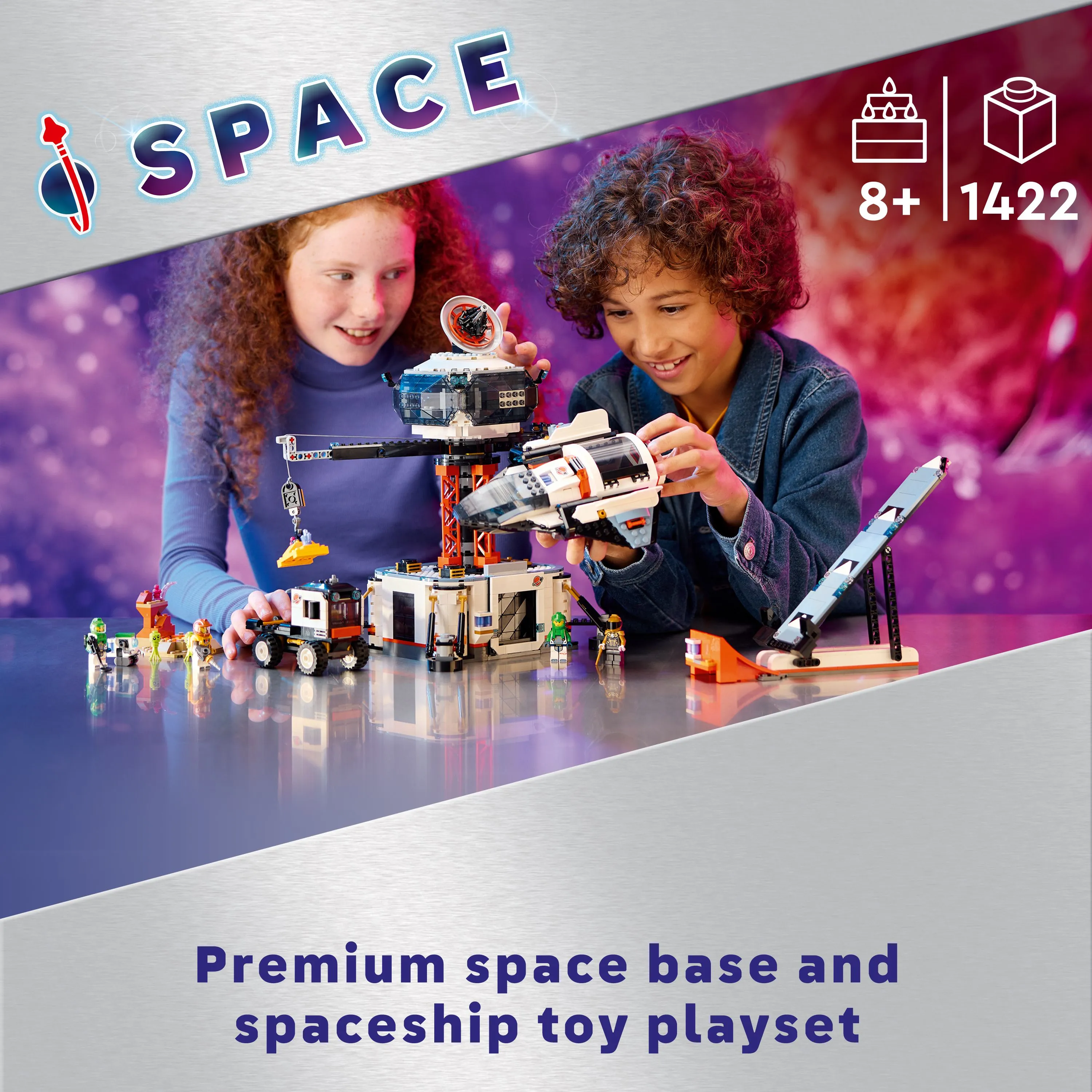 LEGO City Space Station and Rocket Launch Pad 60434