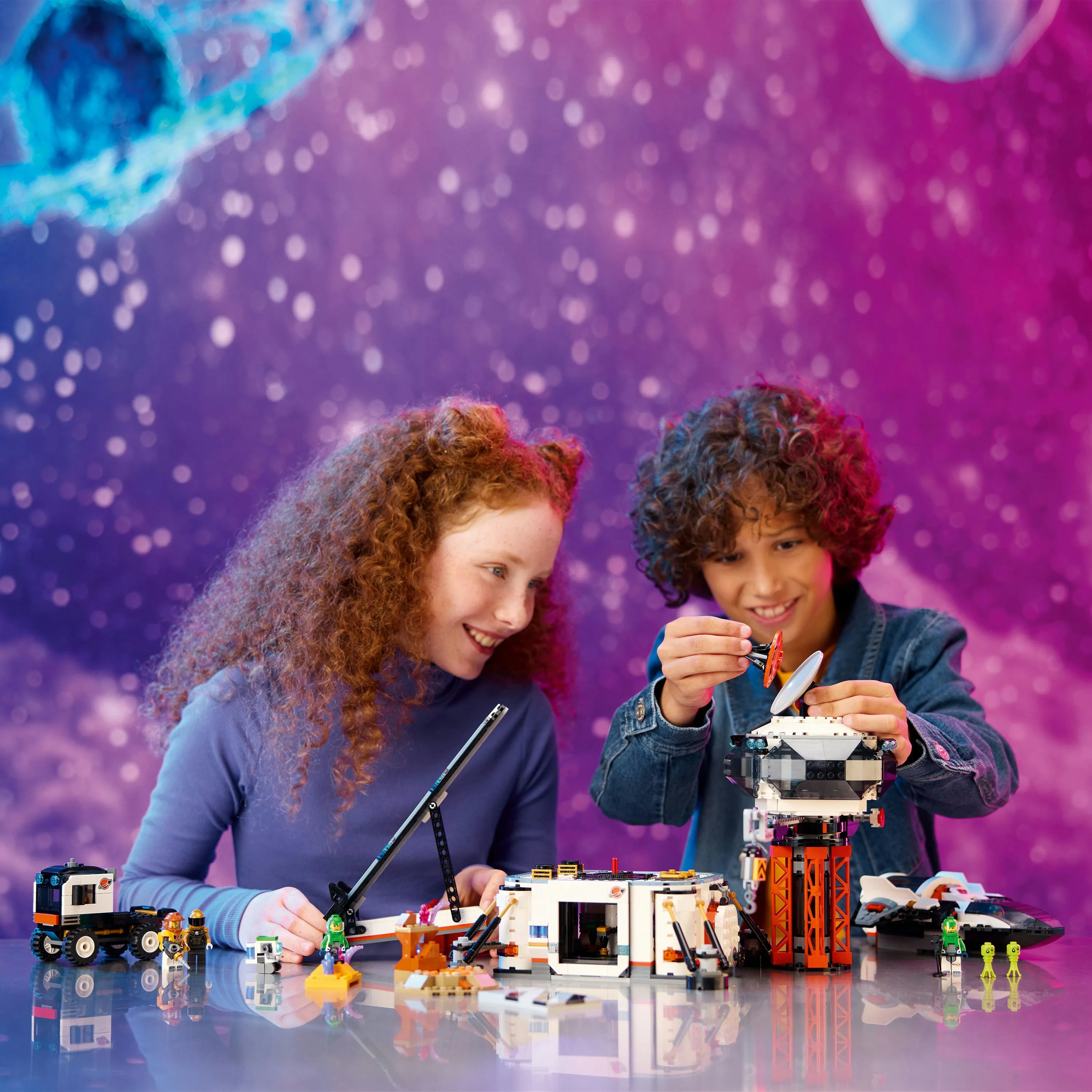 LEGO City Space Station and Rocket Launch Pad 60434