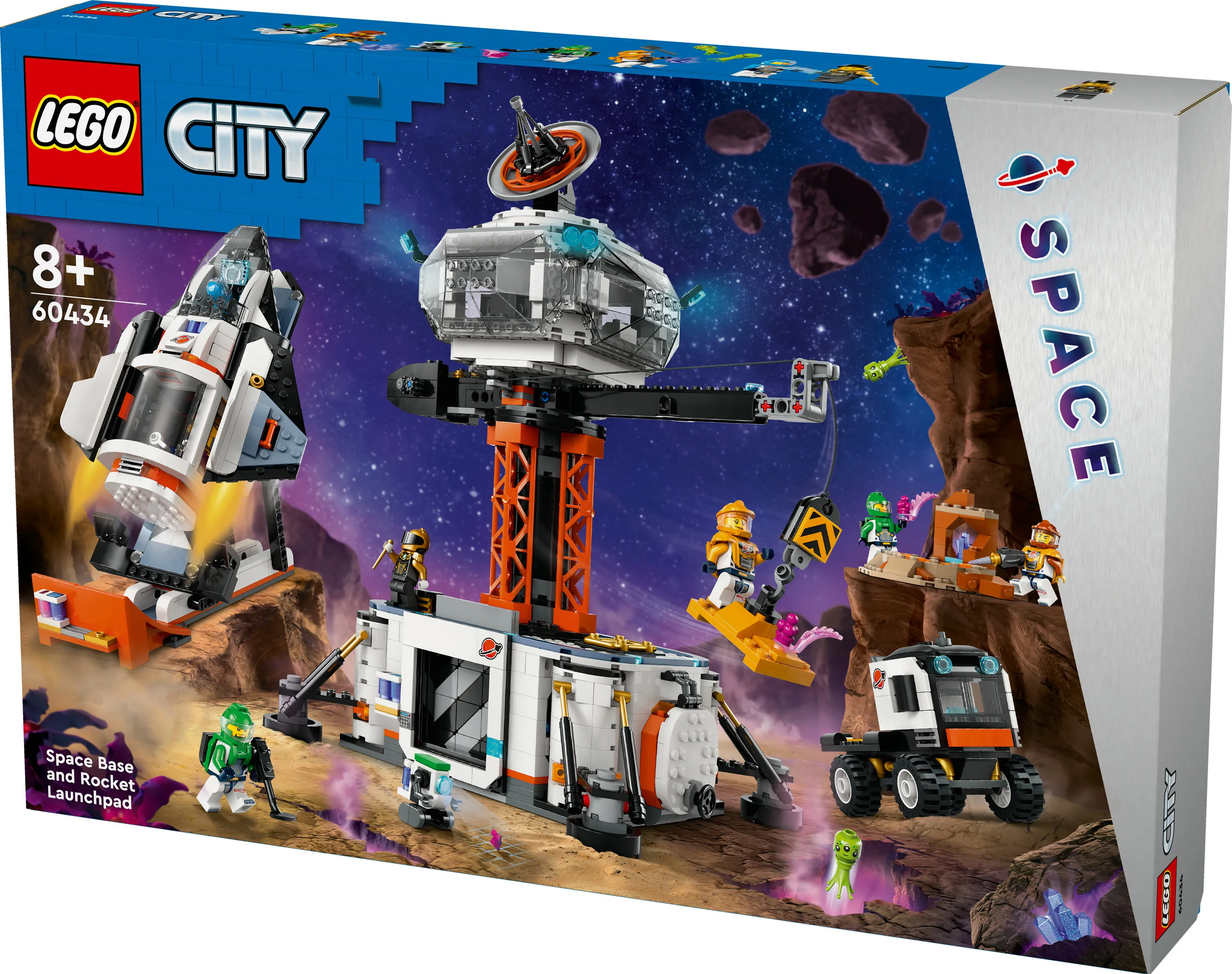 LEGO City Space Station and Rocket Launch Pad 60434