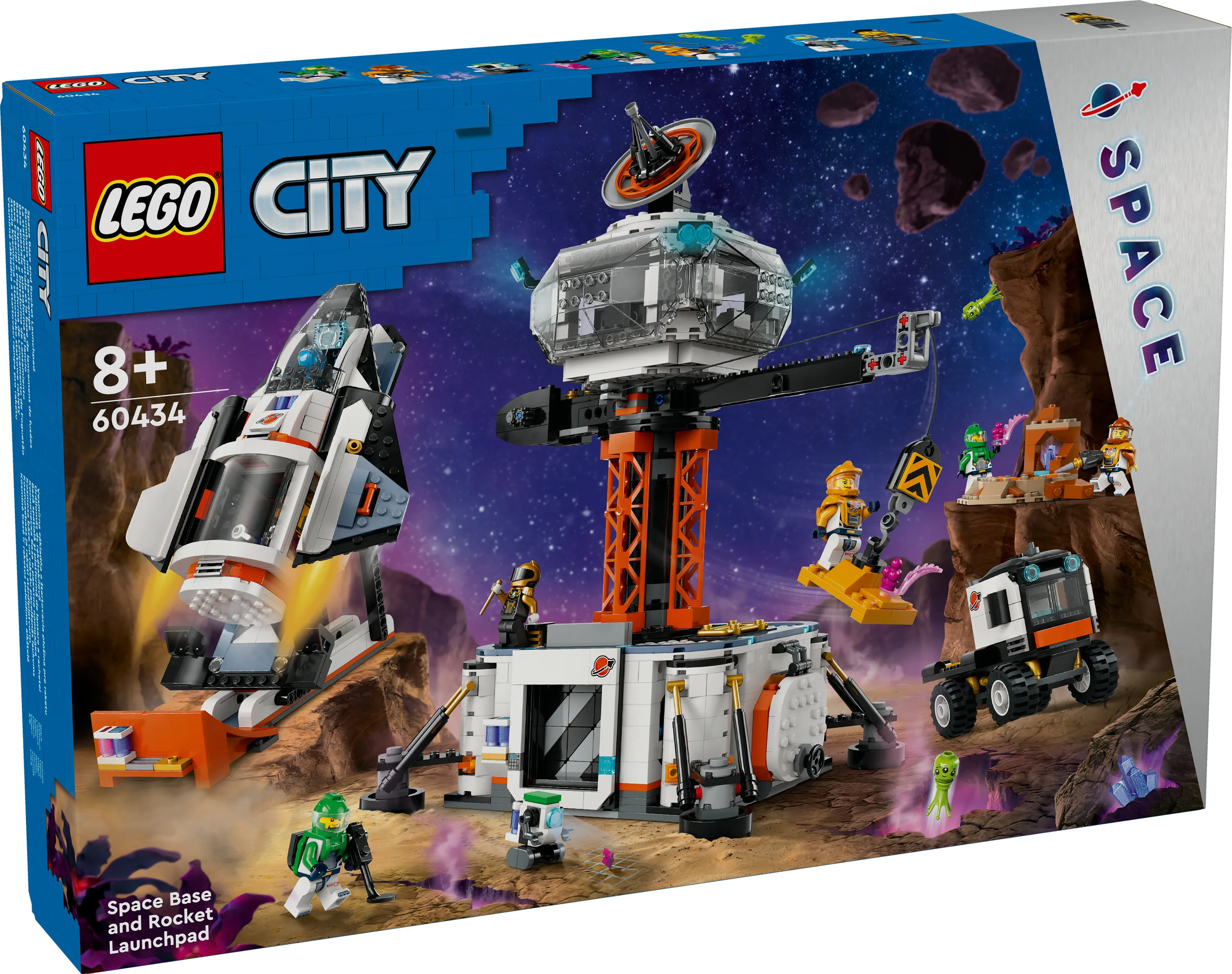 LEGO City Space Station and Rocket Launch Pad 60434