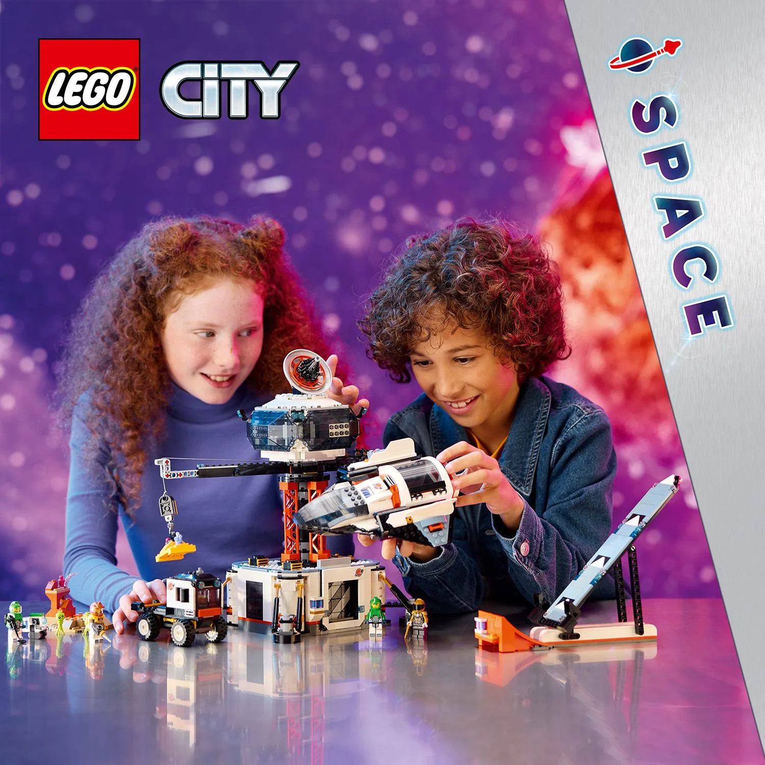 LEGO City Space Station and Rocket Launch Pad 60434