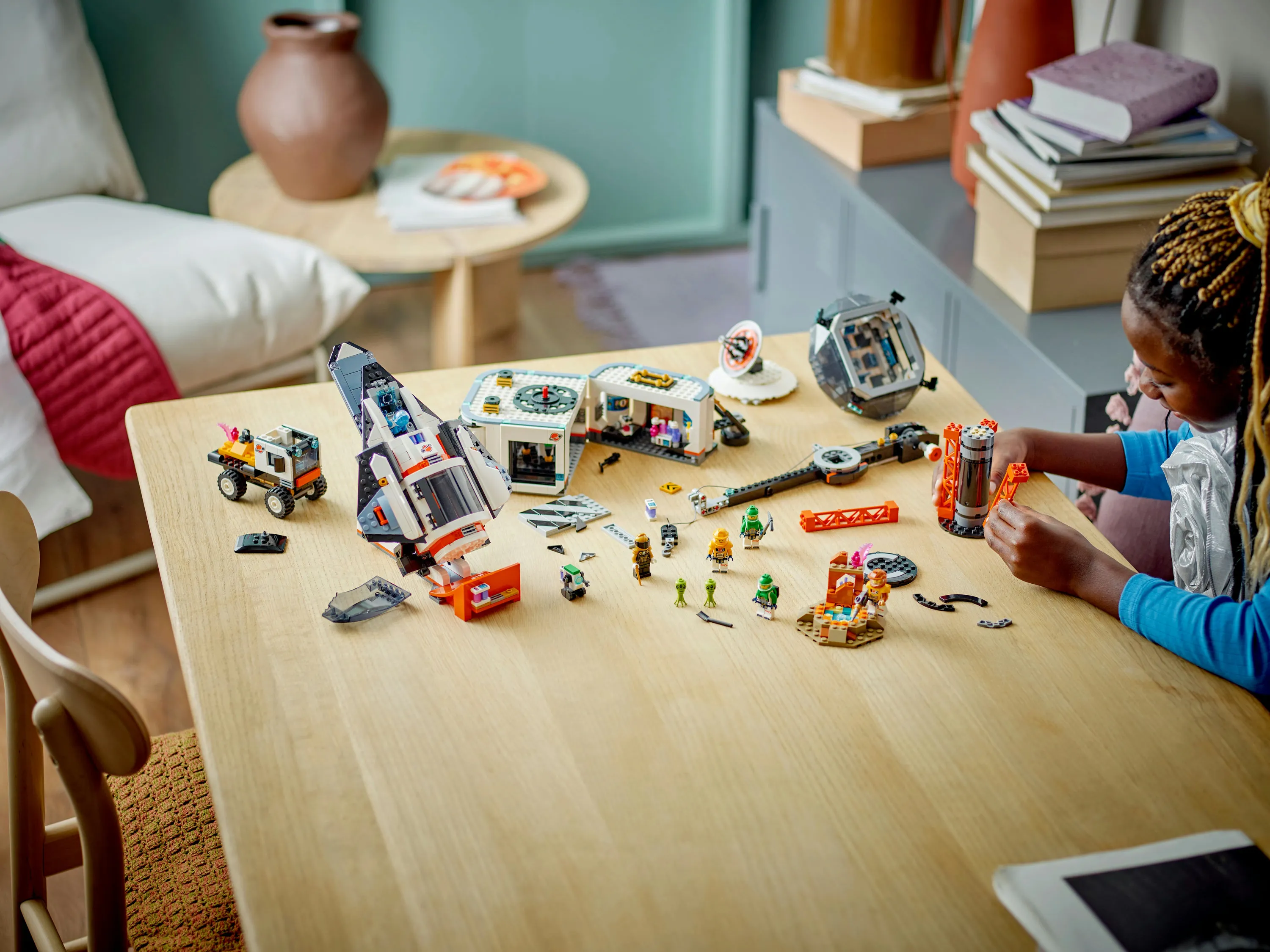 LEGO City Space Station and Rocket Launch Pad 60434