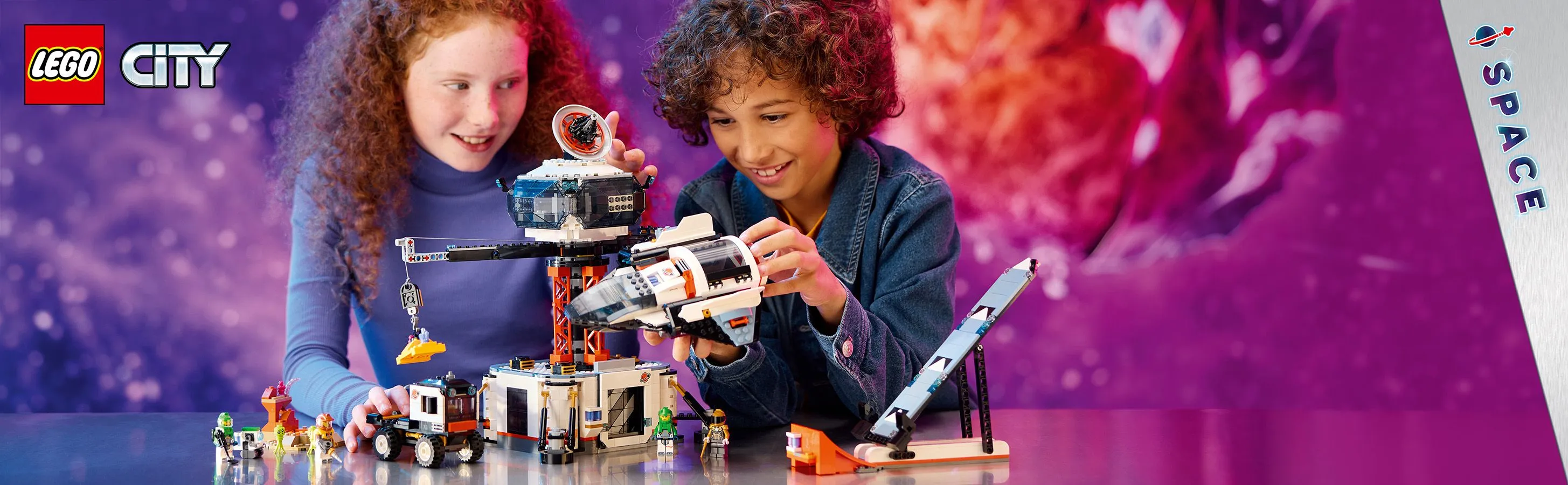 LEGO City Space Station and Rocket Launch Pad 60434