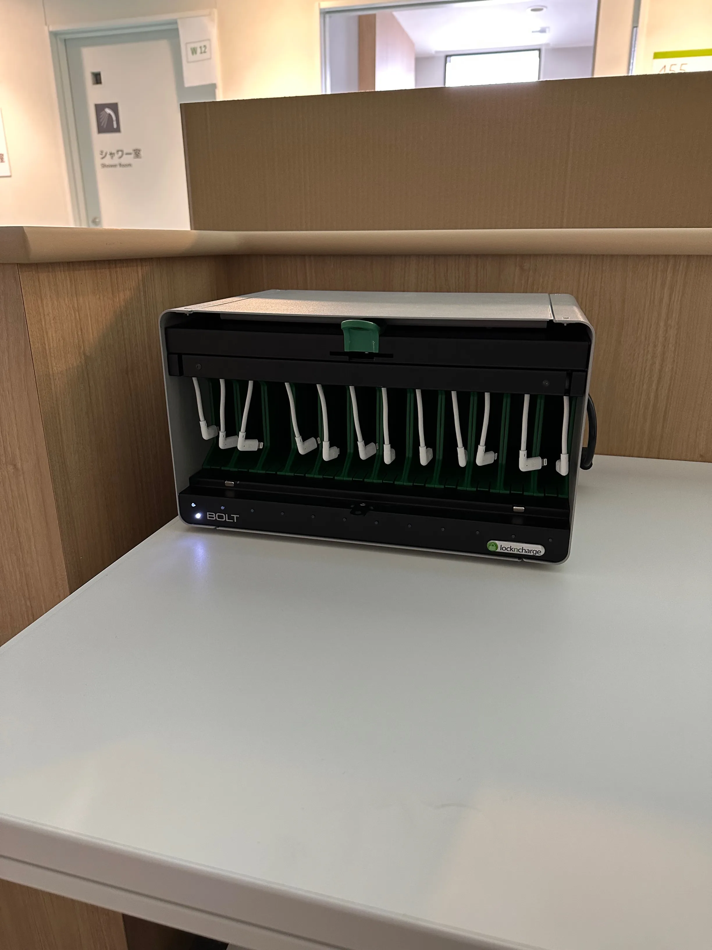 Lockncharge Bolt 12 Phone Charging Station w/USB-C to Lightning Cables - UK/EU