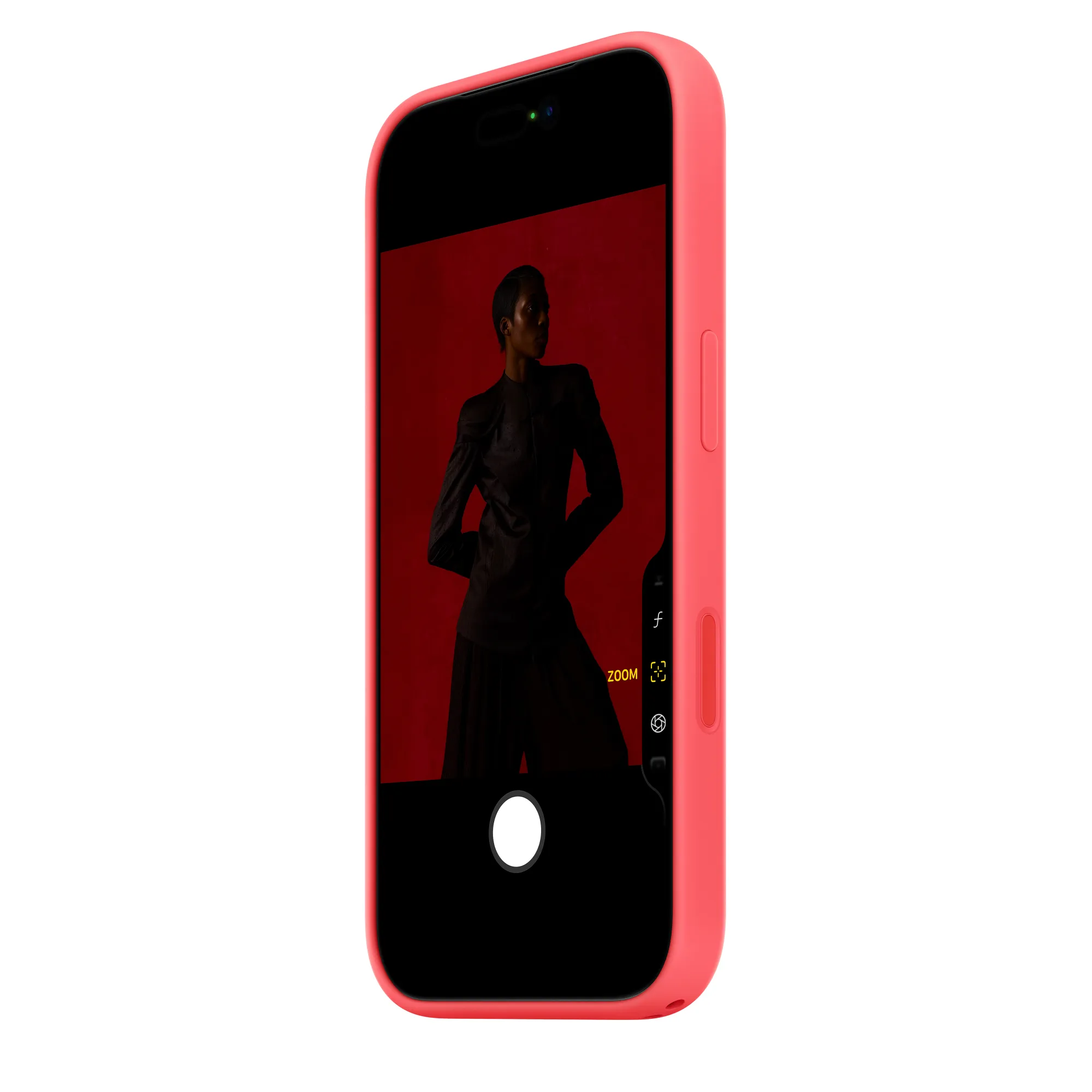 Apple iPhone 17 Pro silikonskal med MagSafe, Bright Guava