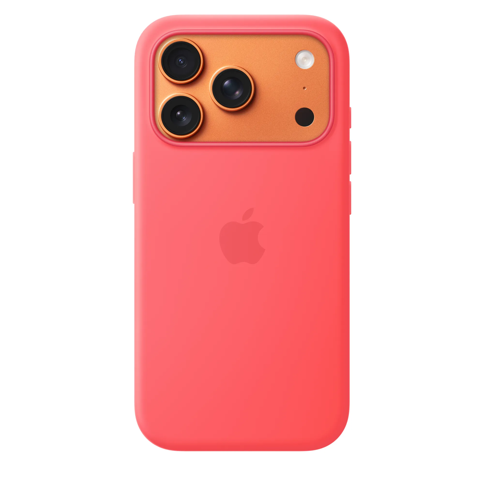 Apple iPhone 17 Pro silikonskal med MagSafe, Bright Guava