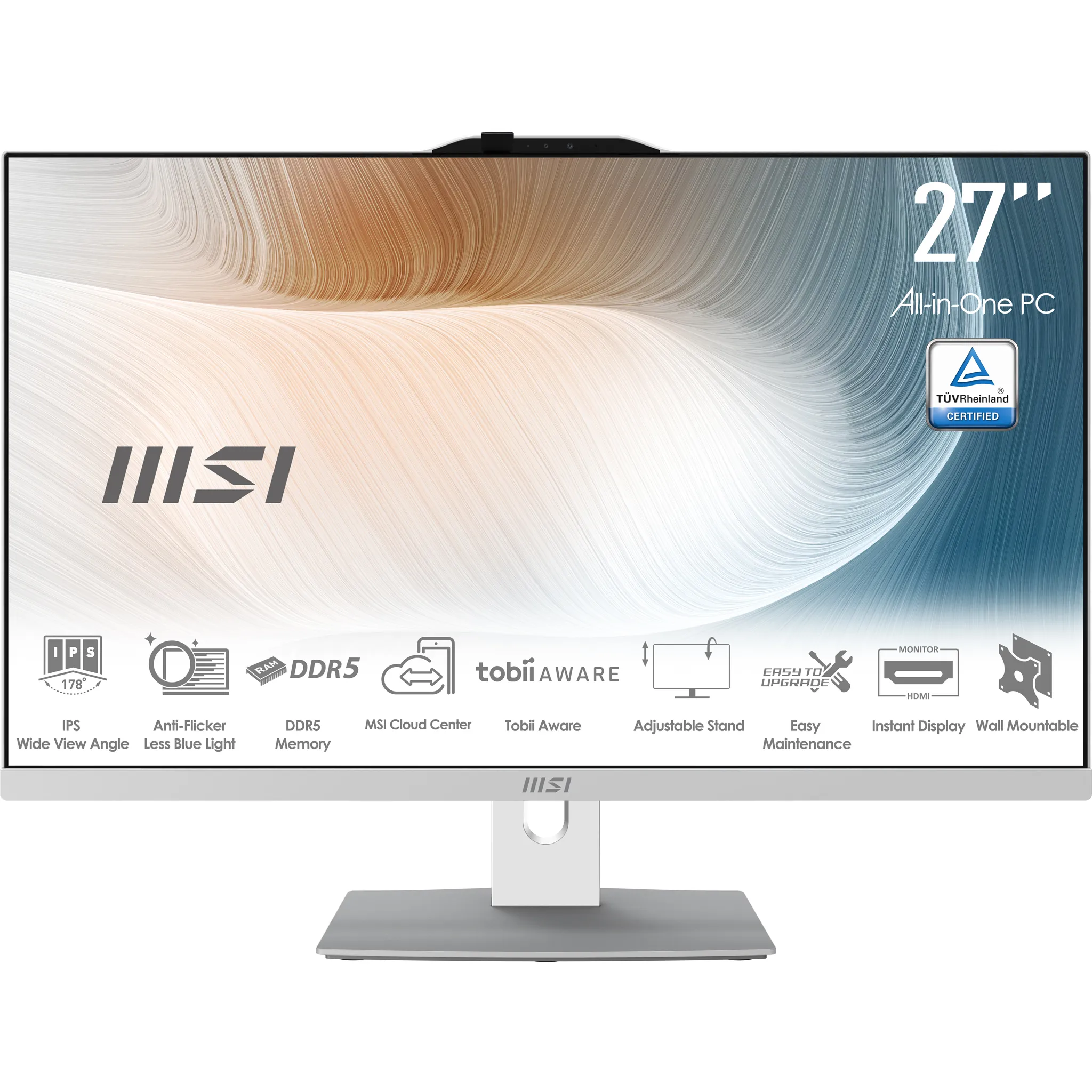 MSI Modern AM272P 1M-846EU Intel Core Ultra 7 150U 16GB 1TB SSD W11P White
