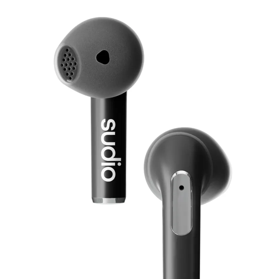 Sudio N2 - trådlösa in-ear hörlurar, svart