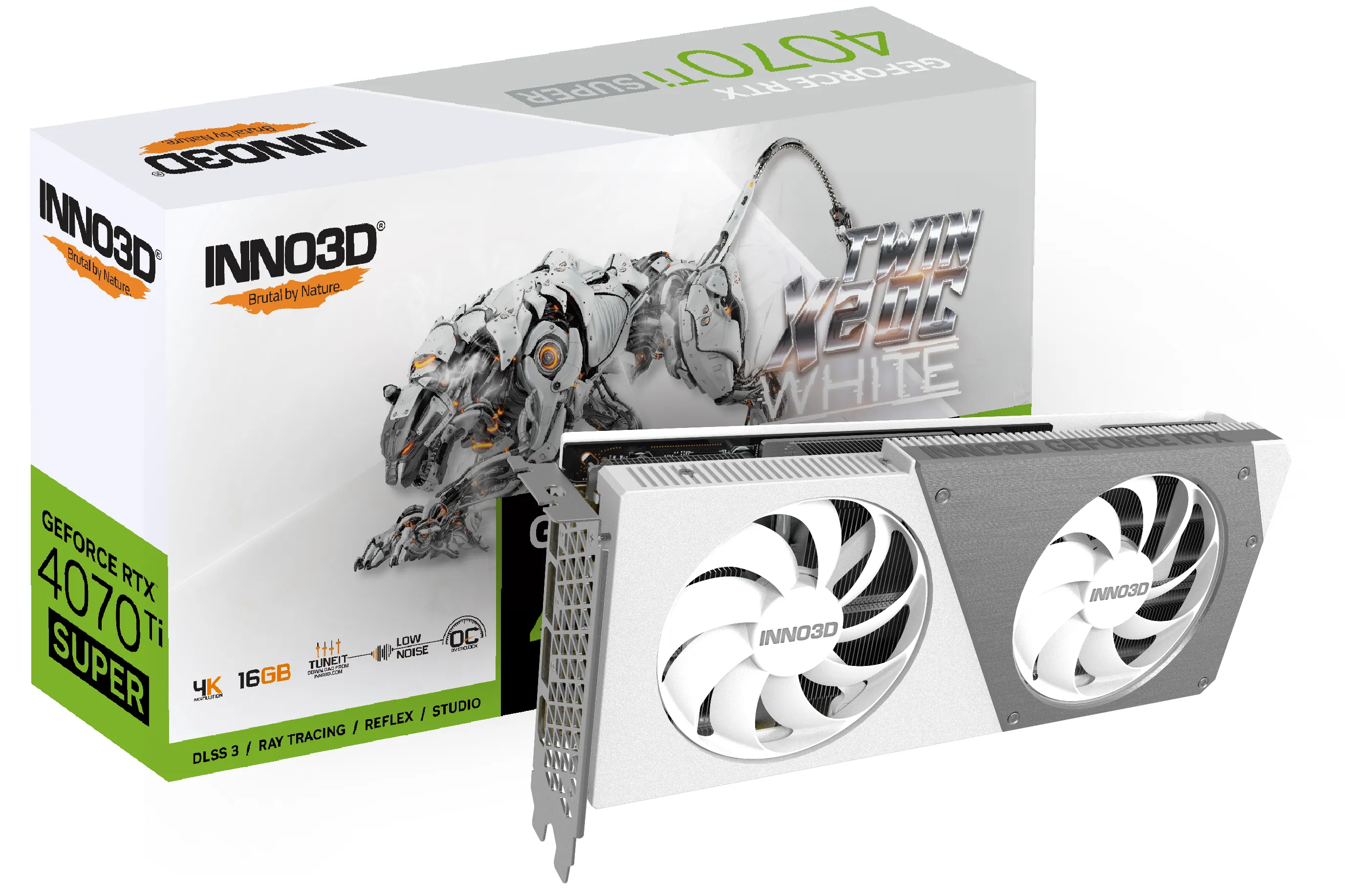 Inno3D GeForce RTX 4070 Ti SUPER Twin X2 OC White 16GB - graphics card