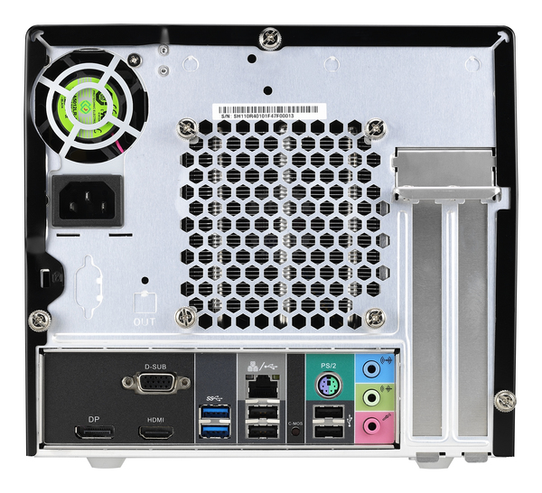 Shuttle XPC Barebone, Socket 1151, max 32GB RAM, 300W n&auml;tdel, svart