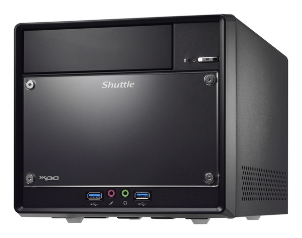 Shuttle XPC Barebone, Socket 1151, max 32GB RAM, 300W n&auml;tdel, svart