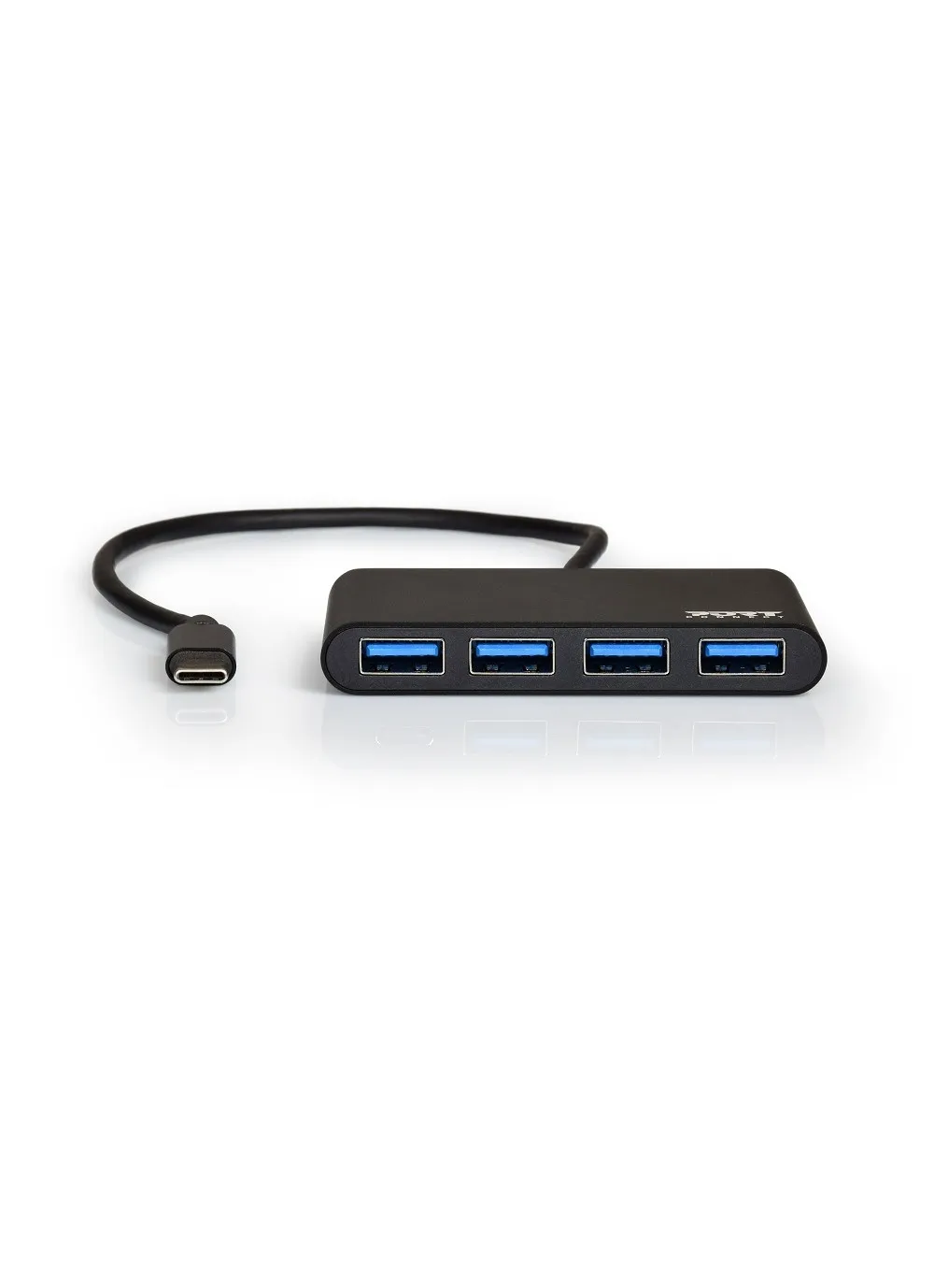 PORT Connect - Hub - 4 x SuperSpeed USB 3.0 - työpöytä