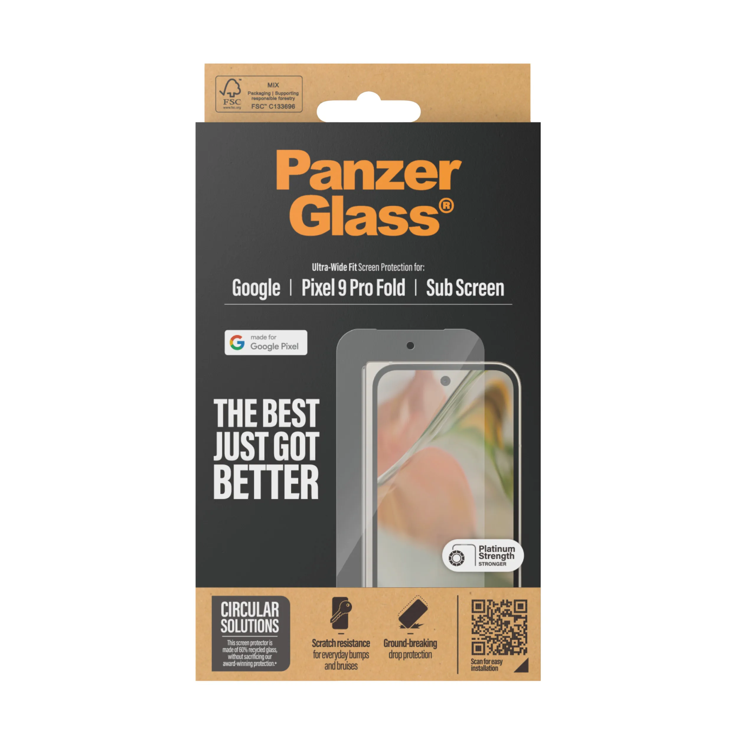 PanzerGlass Ultra-Wide Fit Google Fold 9 - Screen Protector PanzerGlass Ultra-Wide Fit Google Fold 9 - Screen Protector