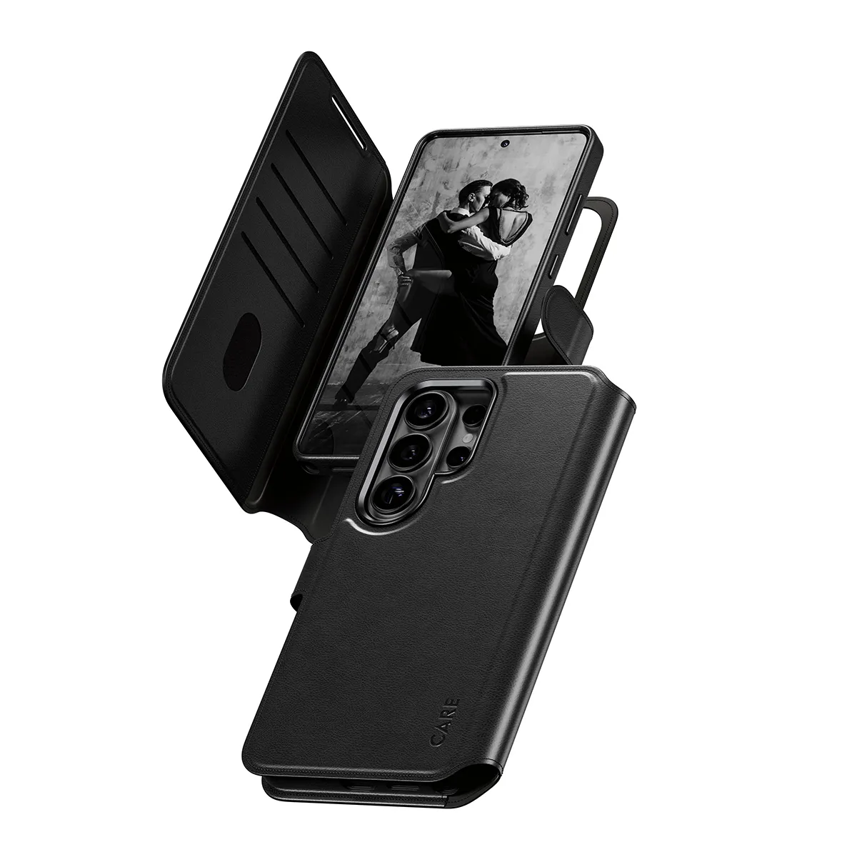 PanzerGlass CARE Tango, Galaxy S26 Ultra - 2-in-1 lompakkokotelo, l&auml;pin&auml;kyv&auml;