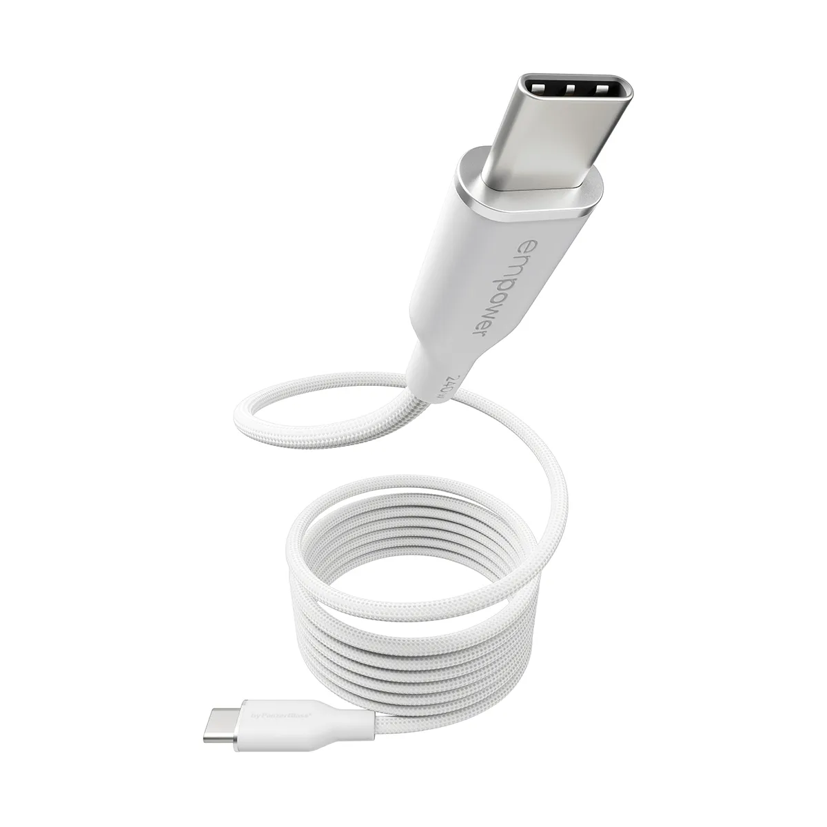 PanzerGlass empower Magnetic USB-C cable, 240W, 1.5 m, Silver White