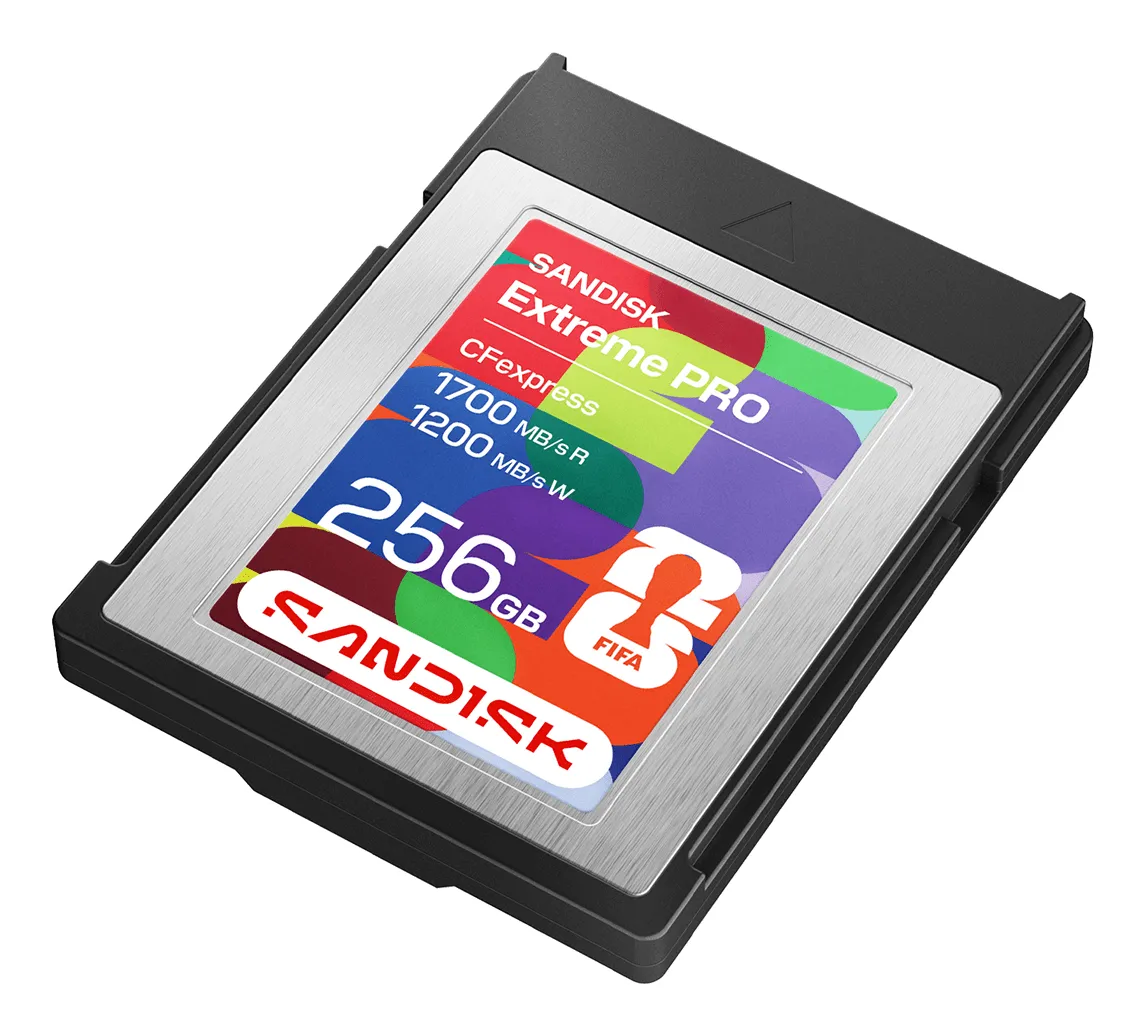 SanDisk 256 Gt CFexpress Type B -muistikortti, musta, hopea