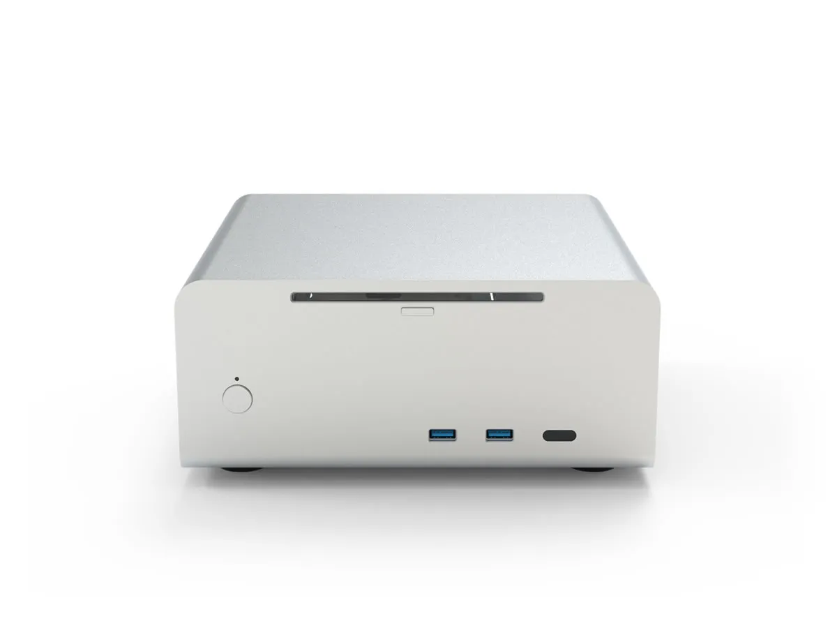 Streacom FC7 ALPHA Silver ITX, Optical slot -kotelo