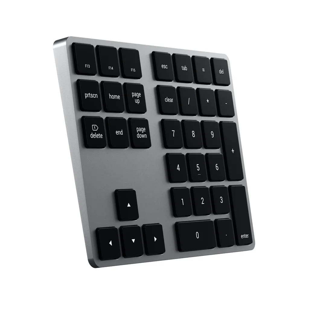 Satechi tr&aring;dl&ouml;sa ut&ouml;kade numeriska tangentbord, Space Grey