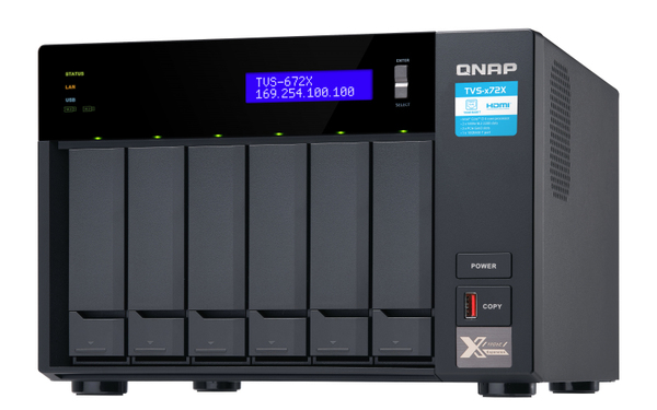 QNAP TVS-672X-i3-8G 6-Bay NAS