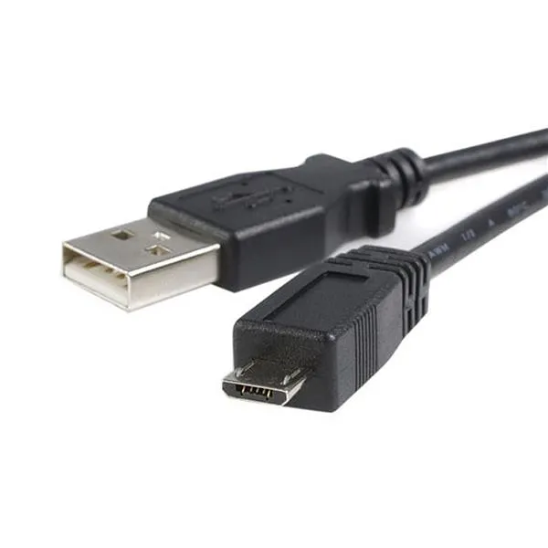 StarTech USB-A to Micro USB cable, 2 m, Black